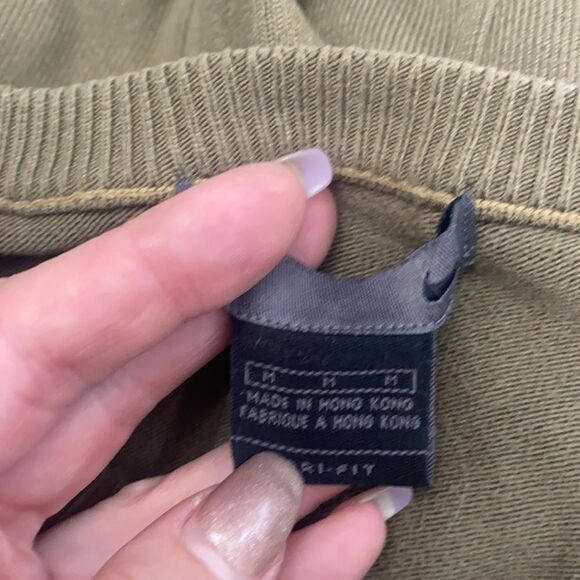 Vintage Olive Green Nike Workout Sweater - Picture 5 of 6